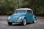 Volkswagen Beetle Cabriolet White Roof 1963 года